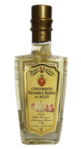 Line Our products<span>BALSAMIC VINEGARS AND CONDIMENTS</span> - PNT0457: WHITE BALSAMICO WITH GARLIC 250ml